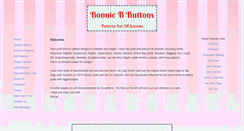 Desktop Screenshot of bonniebbuttons.com