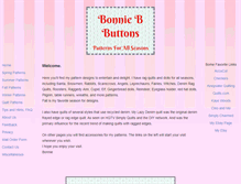Tablet Screenshot of bonniebbuttons.com